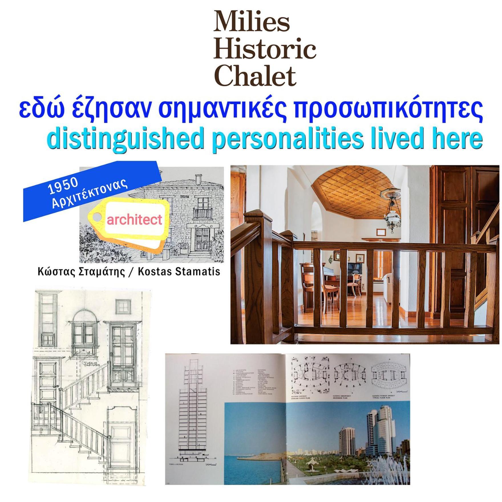 Milies Historic Chalet Pelion Miléai Eksteriør billede